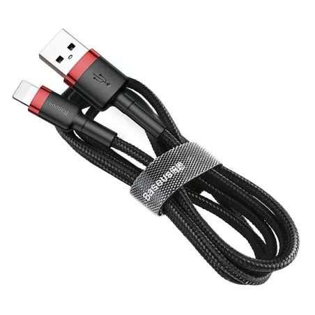 <![CDATA[Baseus Cafule USB Lightning Cable 2.4A 1m (Red+Black)]]>